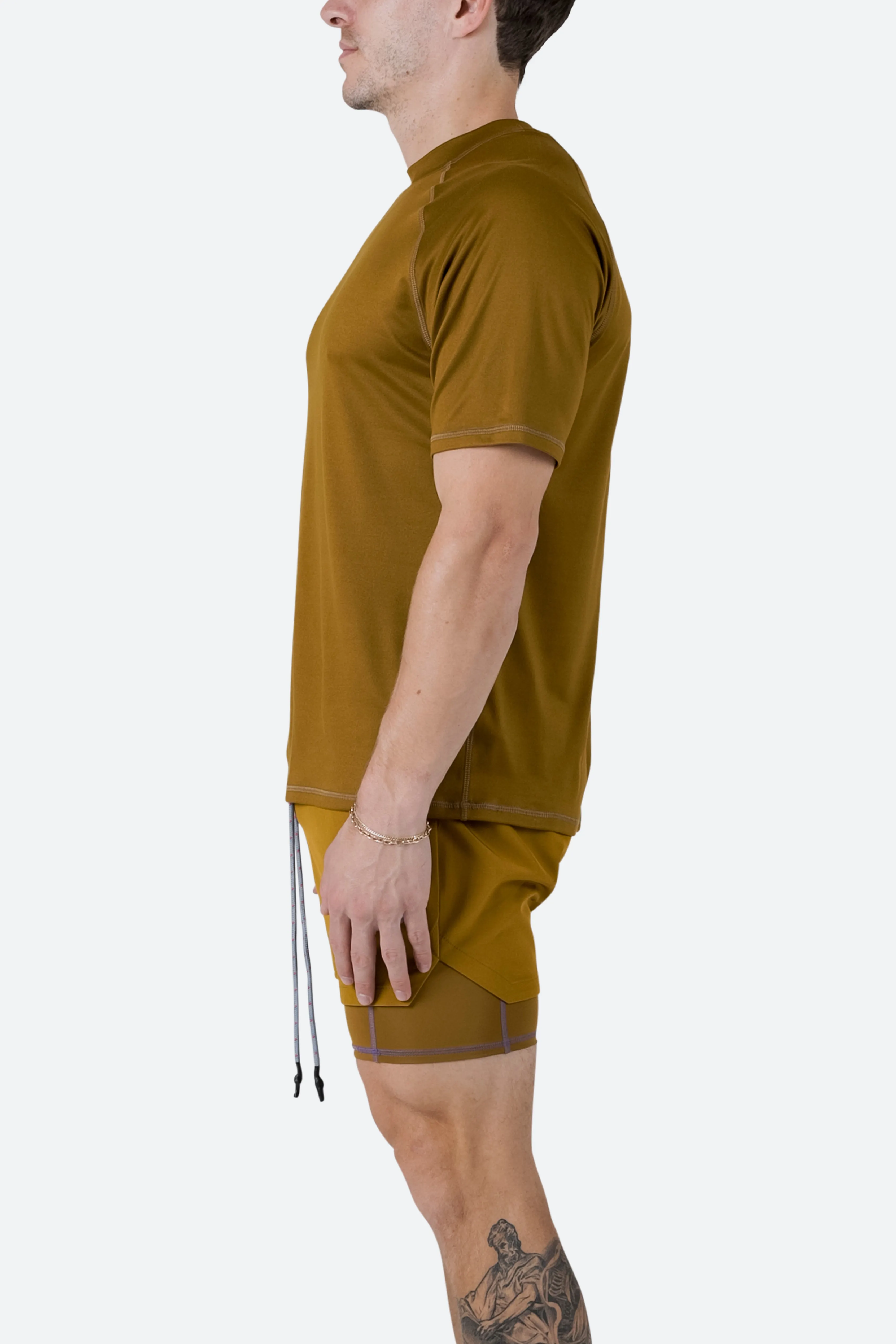 Training Tee - Brown sold by MNML product image thumbnail 5