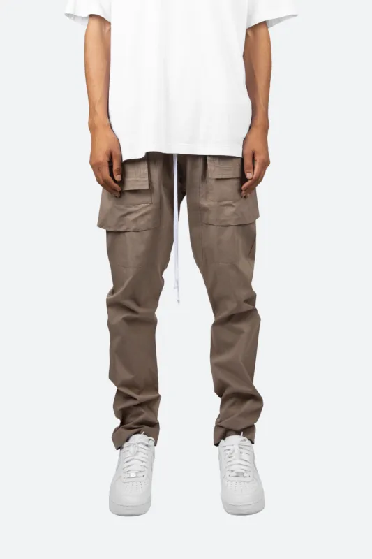 Drop Crotch Cargo Pants - Stone sold by MNML