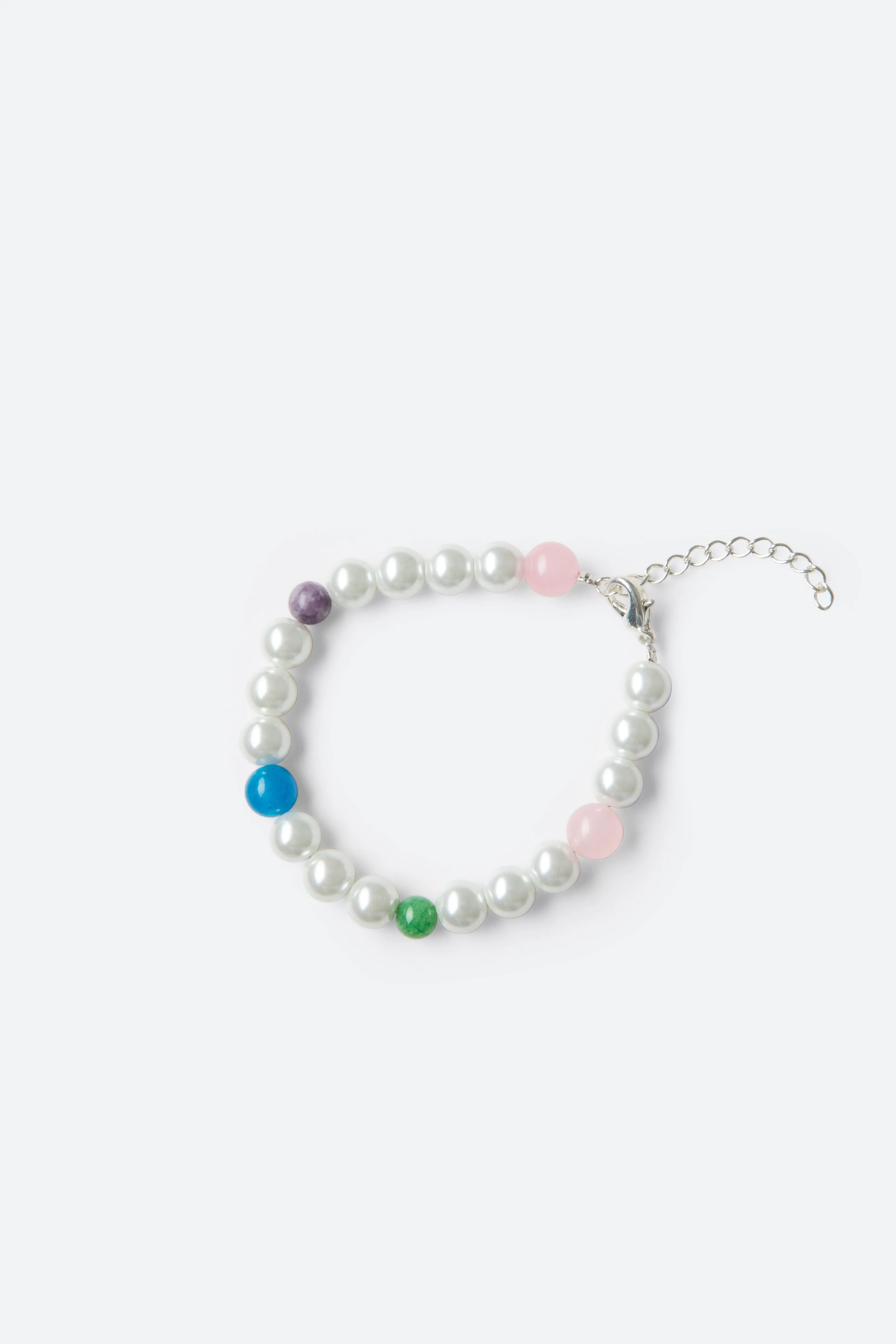 Mixed Beaded Pearl Bracelet - Multi sold by MNML product image thumbnail 2