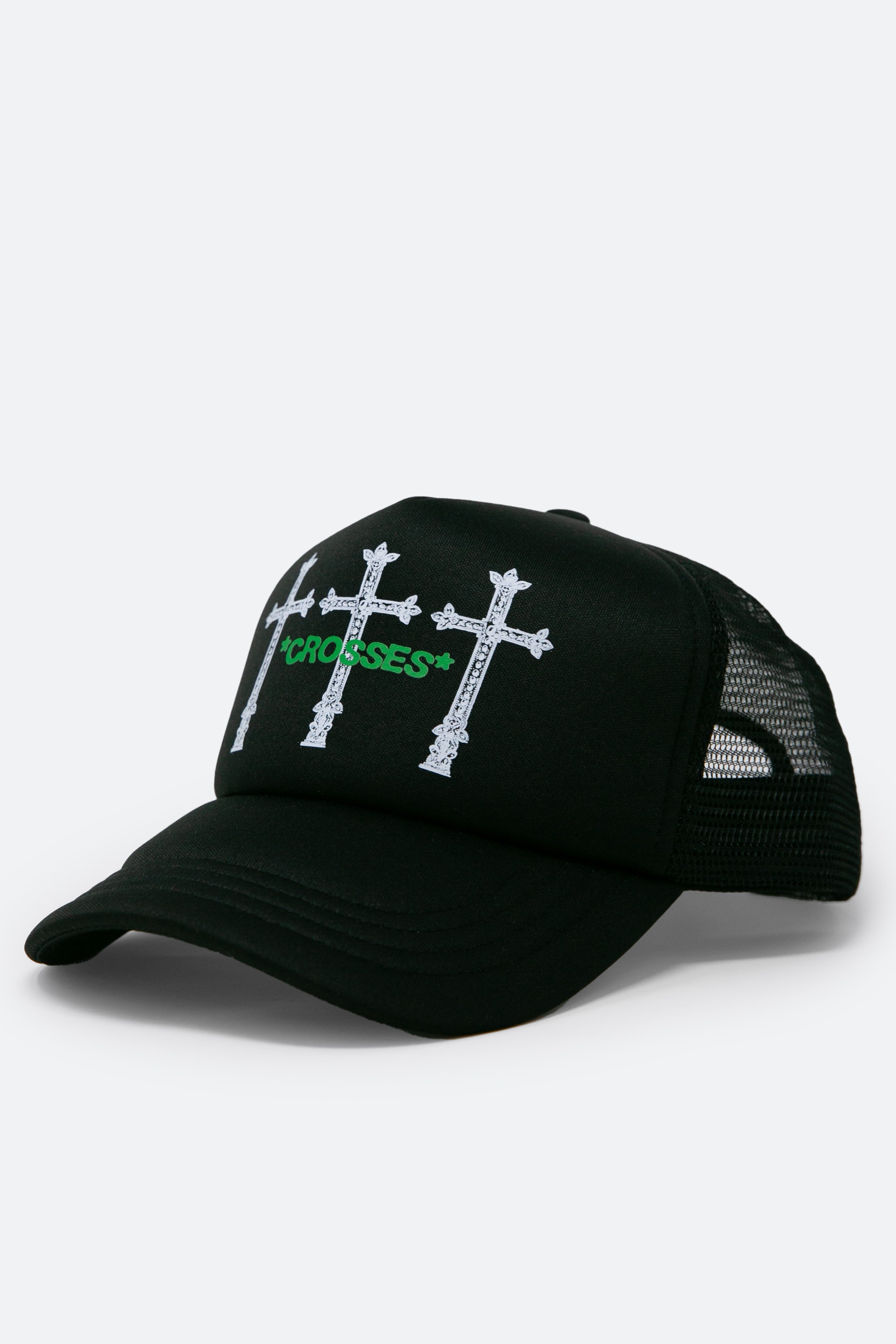 Crosses Trucker Cap - Black sold by MNML product image thumbnail 3
