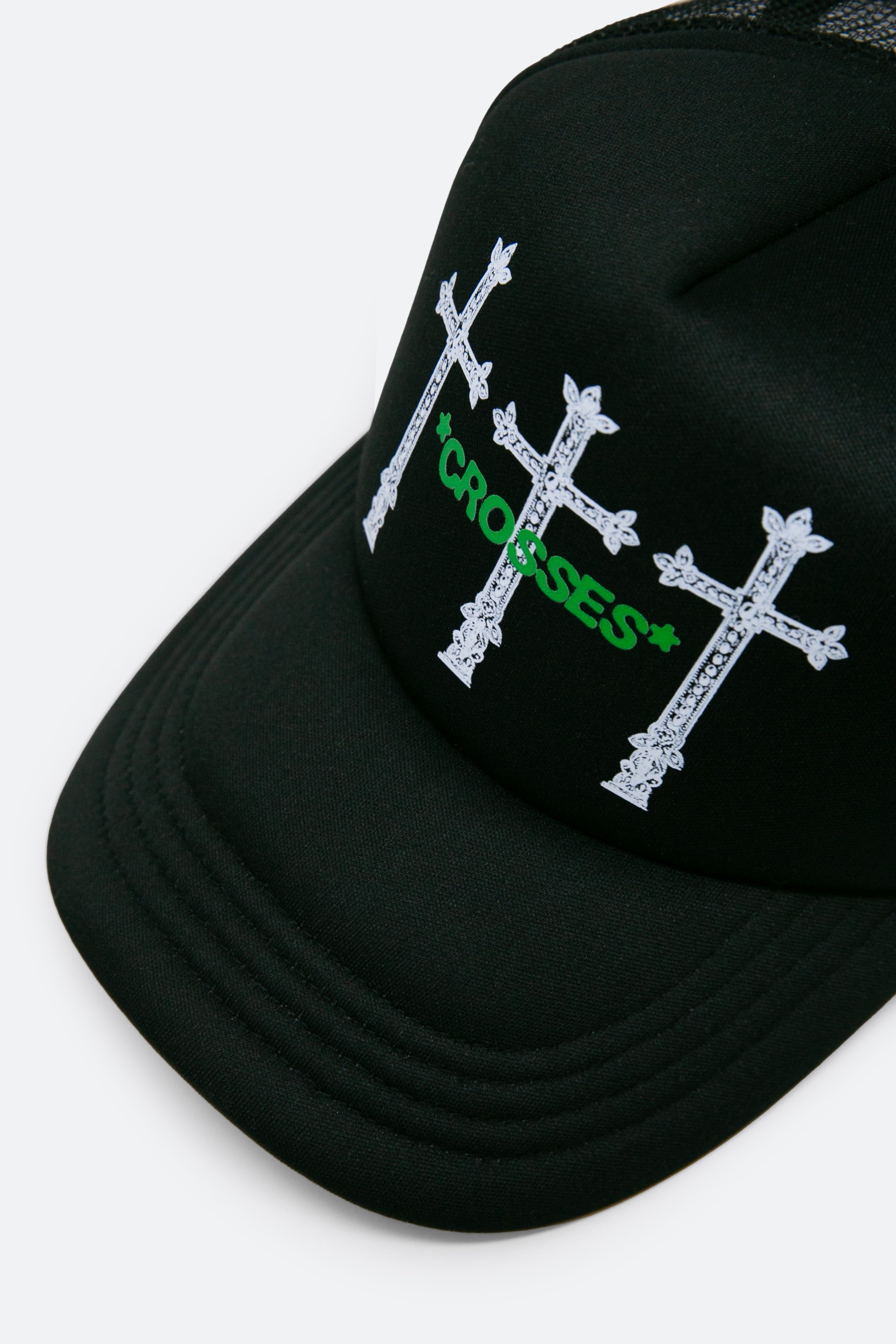 Crosses Trucker Cap - Black sold by MNML product image thumbnail 5