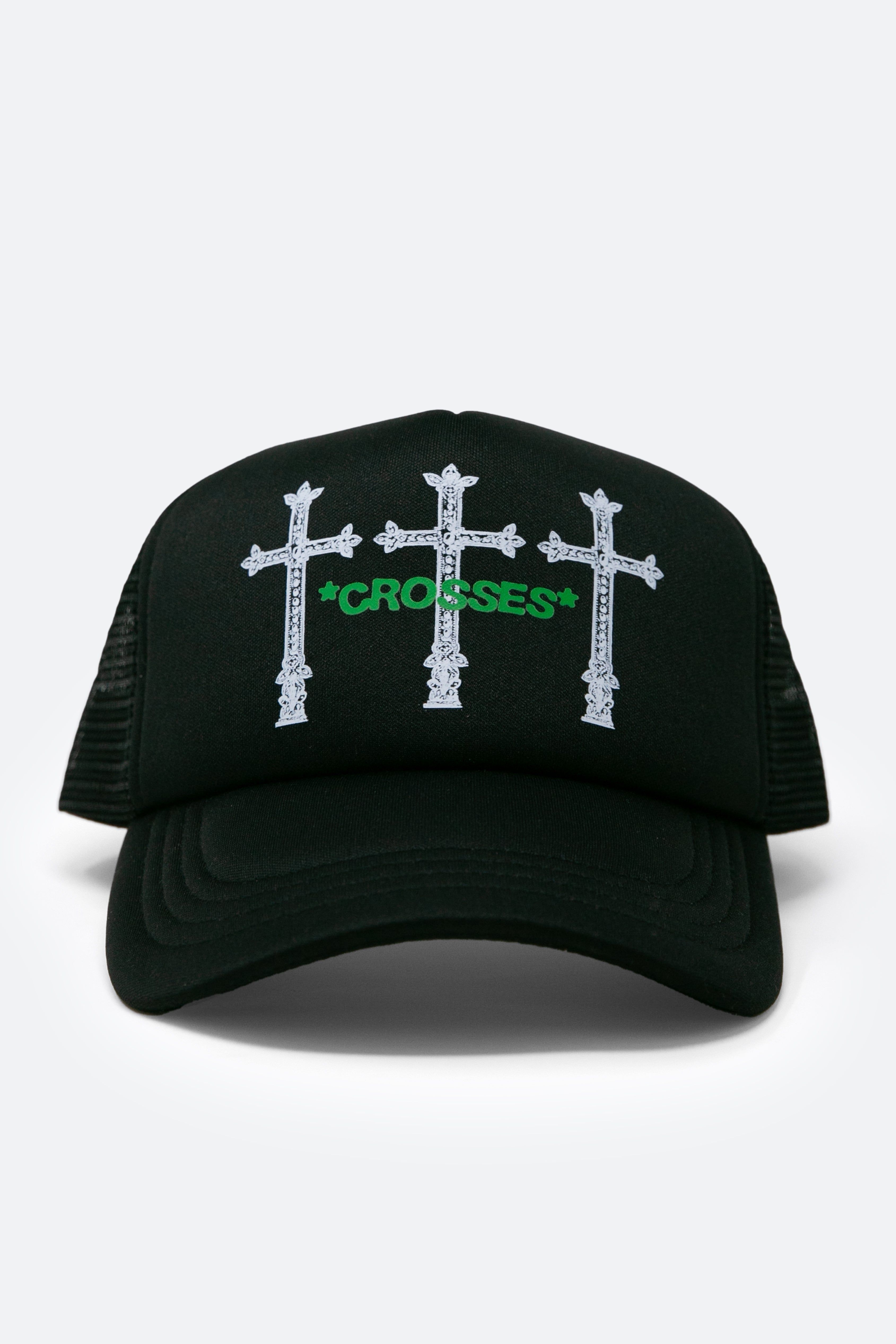Crosses Trucker Cap - Black sold by MNML product image thumbnail 2
