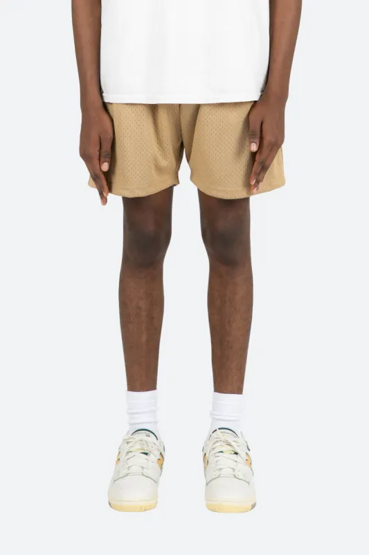 Classic Mesh Shorts - Dust sold by MNML