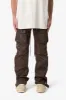 Snap Front Cargo Pants - Brown sold by MNML