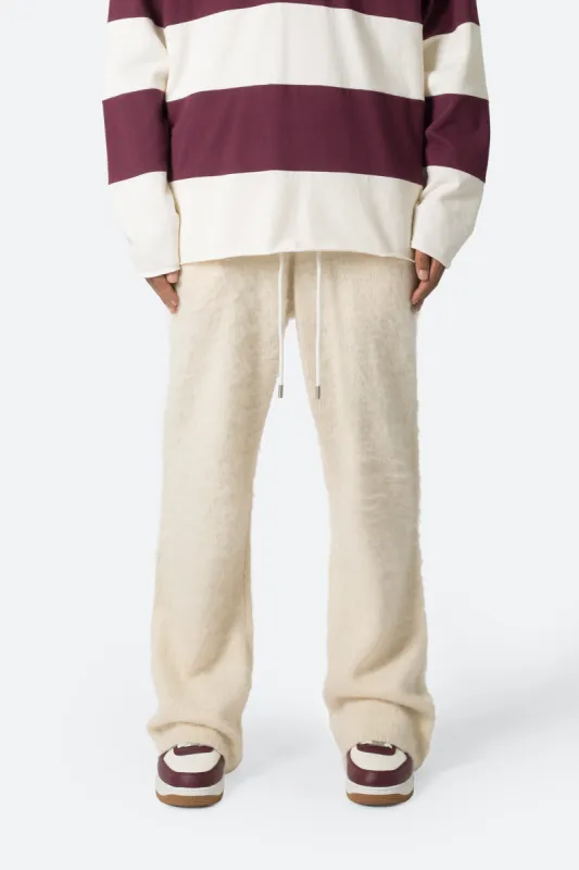 Fuzzy Sweatpants - Off White sold by MNML