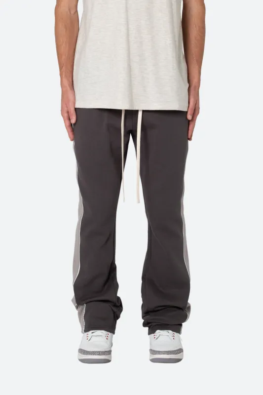 Flared Panel Track Pants - Grey sold by MNML
