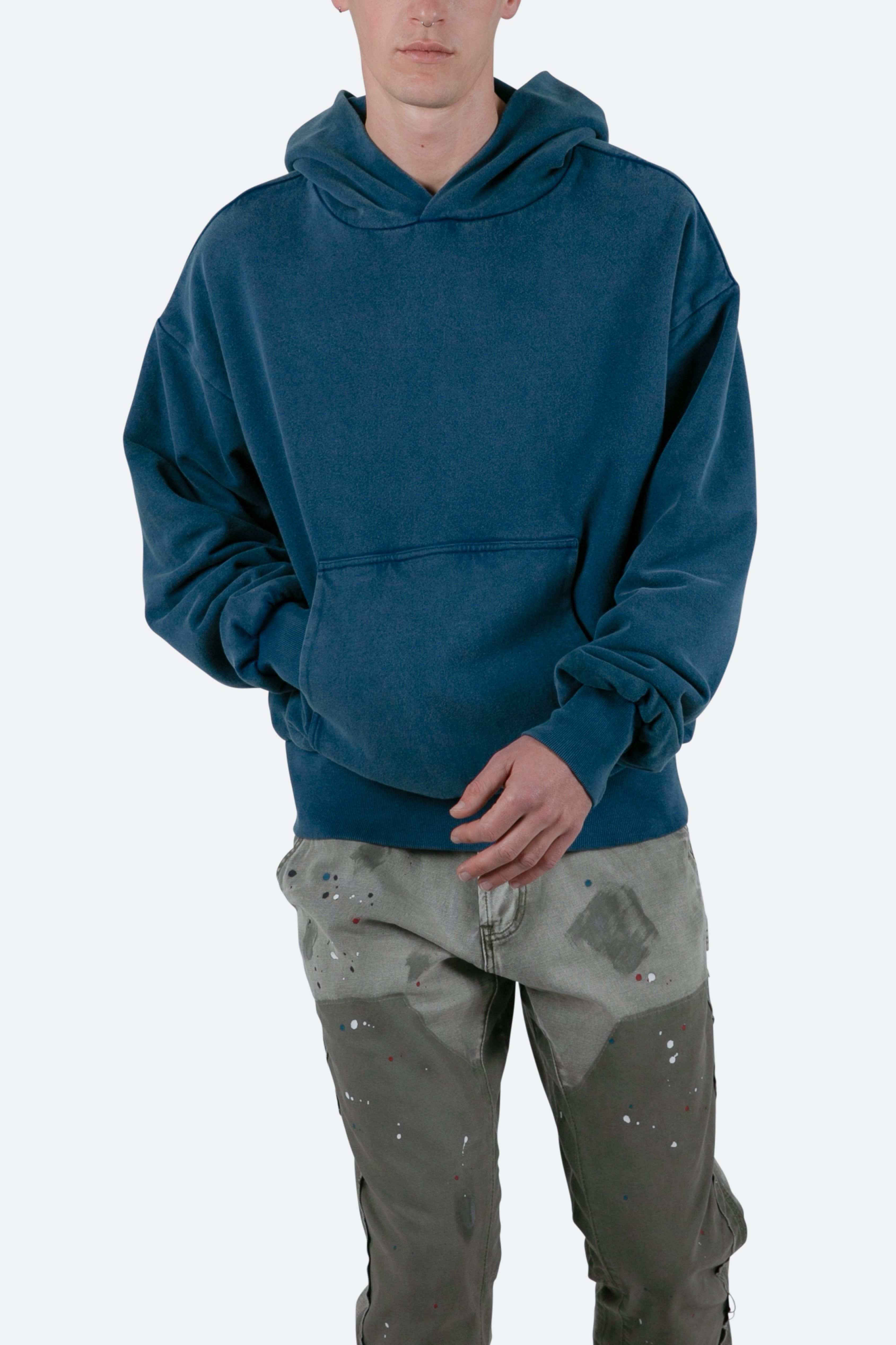 Double Layer Hoodie - Vintage Navy sold by MNML product image thumbnail 2