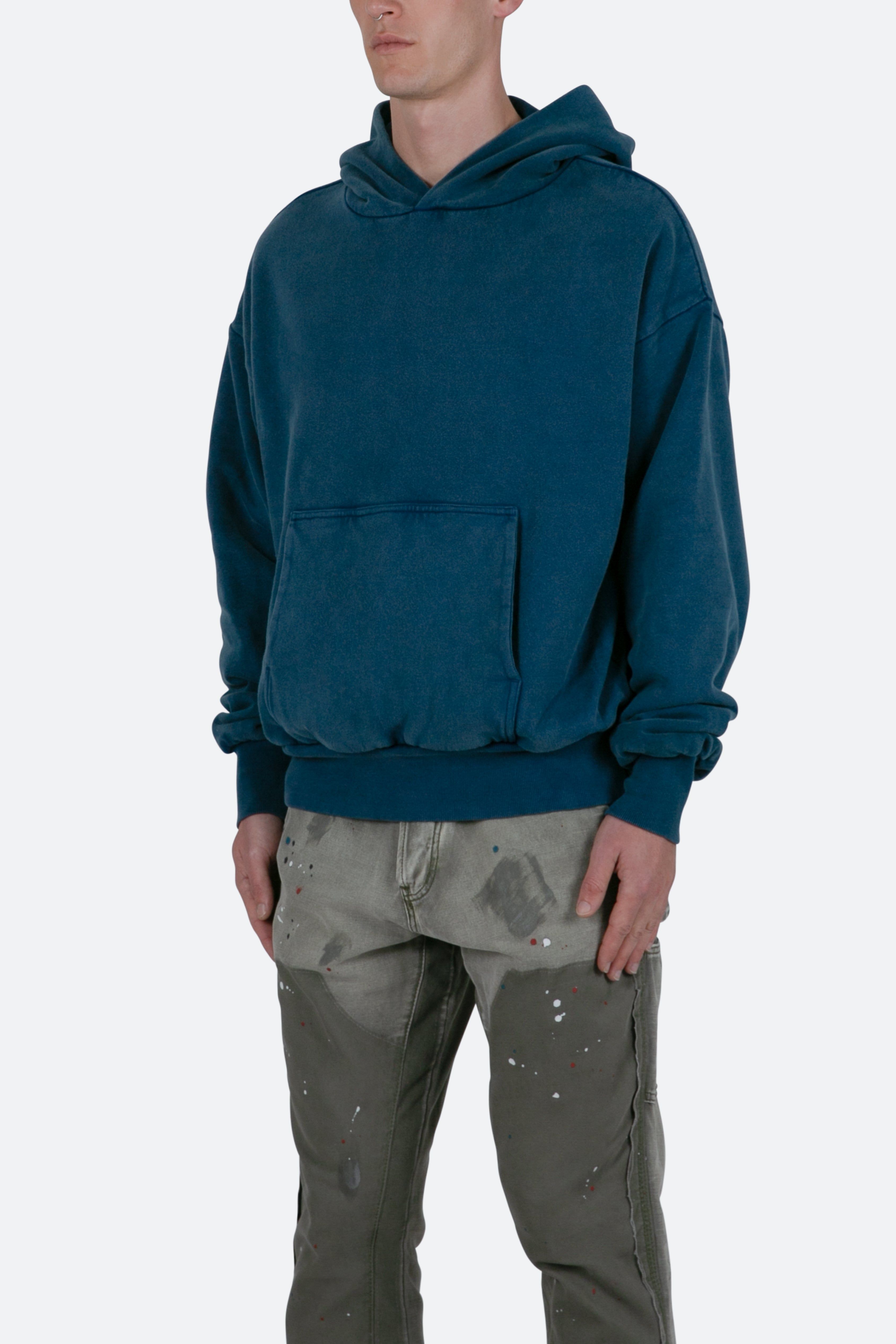 Double Layer Hoodie - Vintage Navy sold by MNML product image thumbnail 4