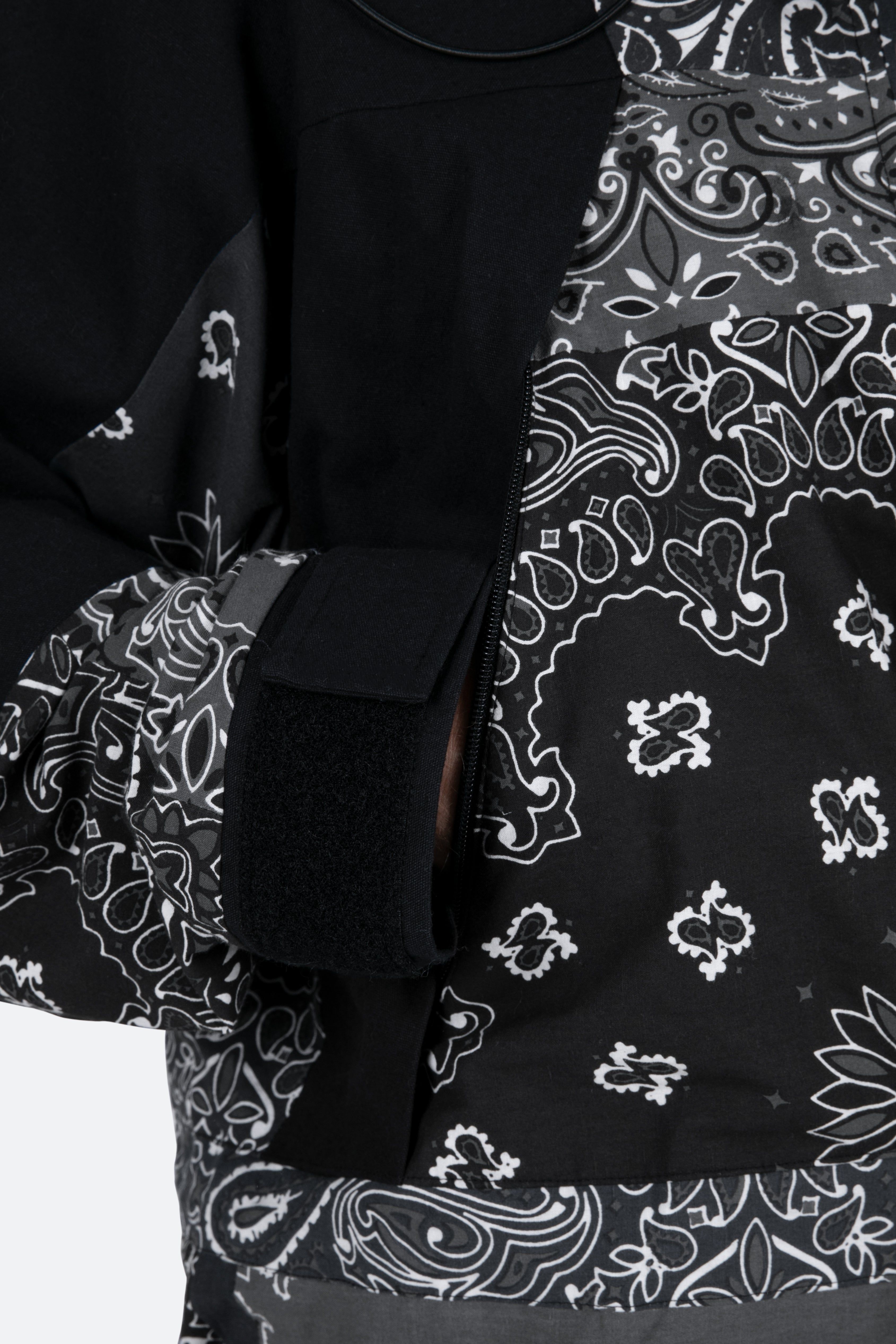 Hooded Bandana Jacket - Black sold by MNML product image thumbnail 7