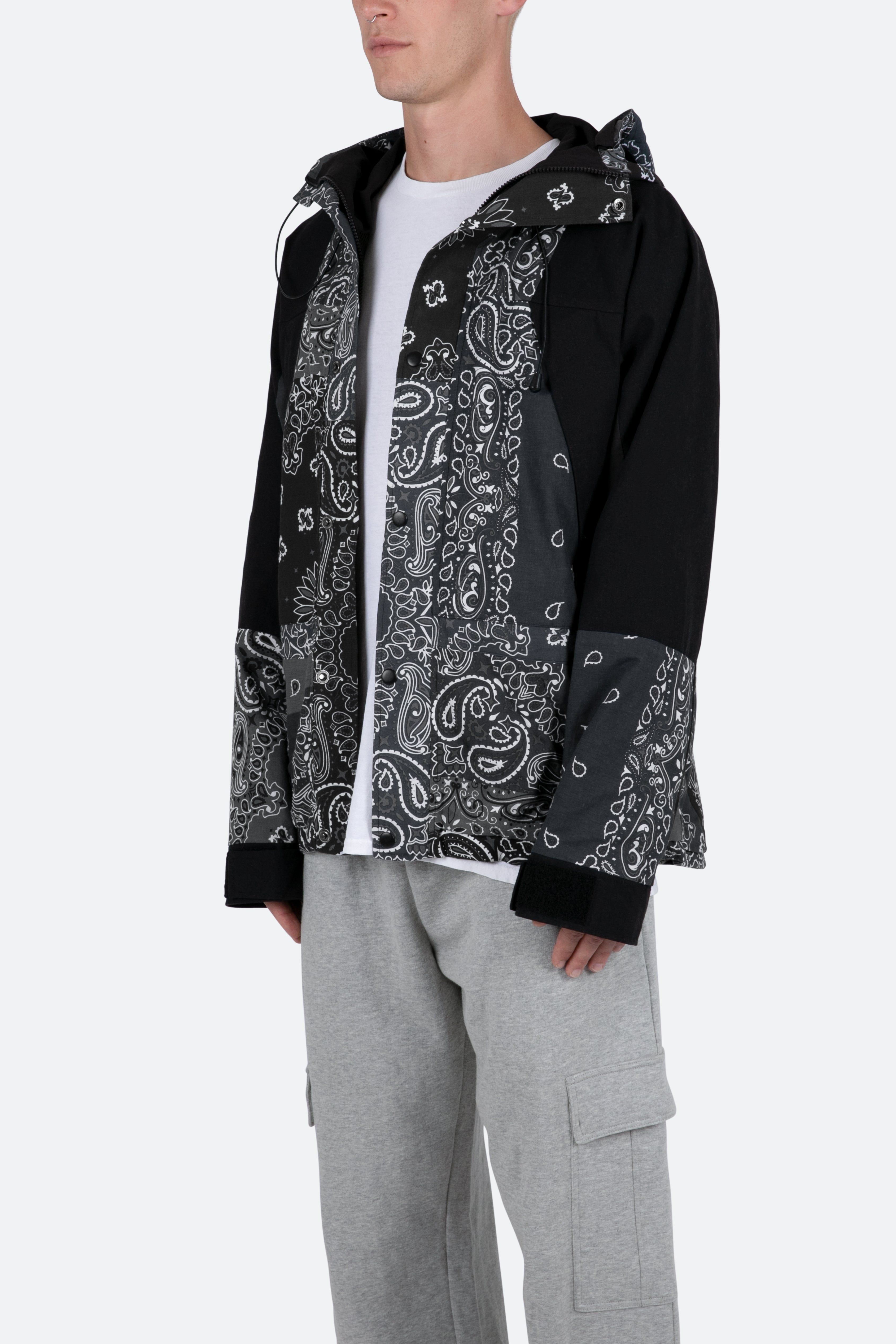 Hooded Bandana Jacket - Black sold by MNML product image thumbnail 3