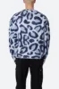 Mohair Leopard Cardigan Sweater - Blue sold by MNML
