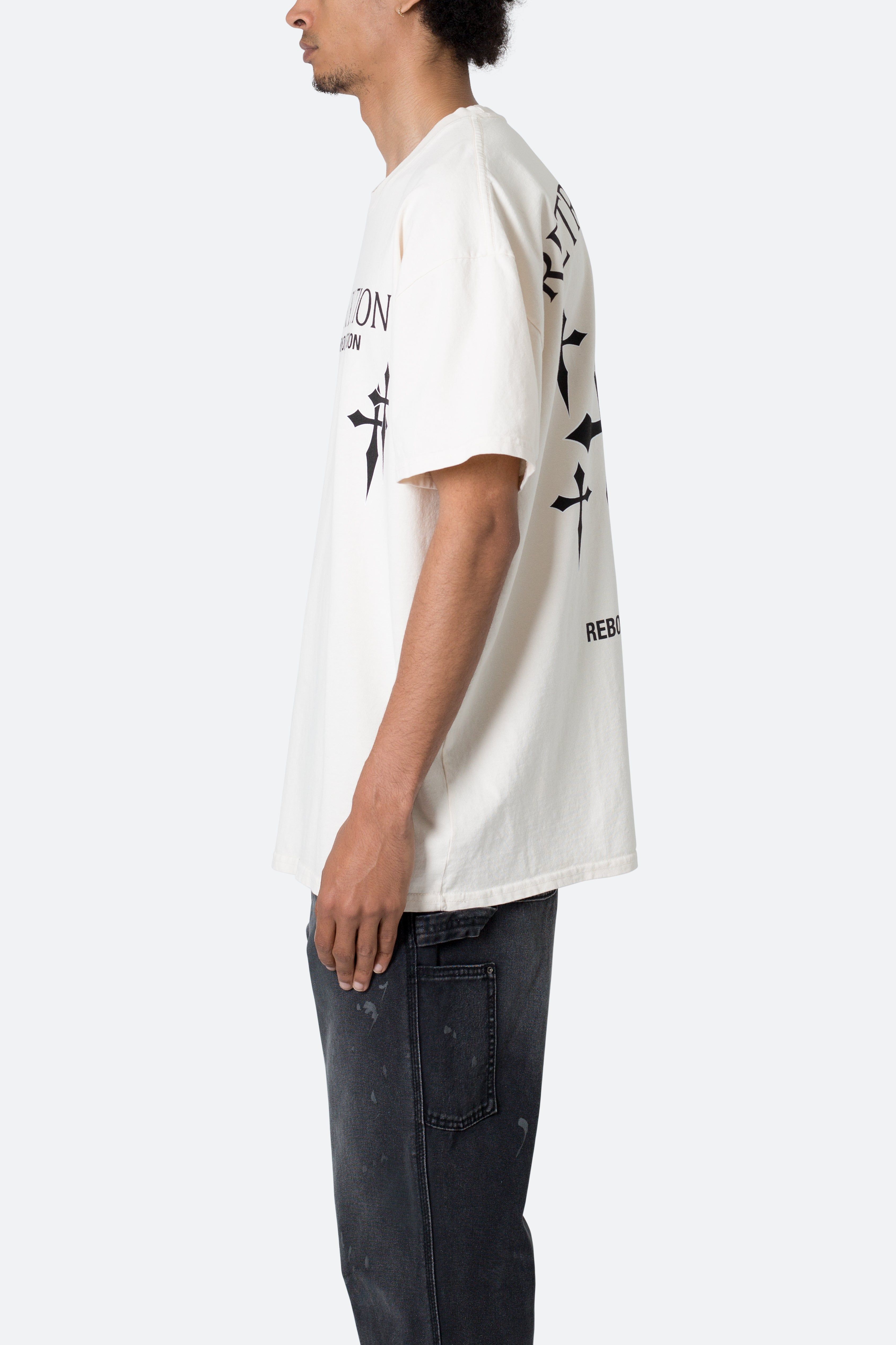 Retribution Tee - Off White sold by MNML product image thumbnail 4