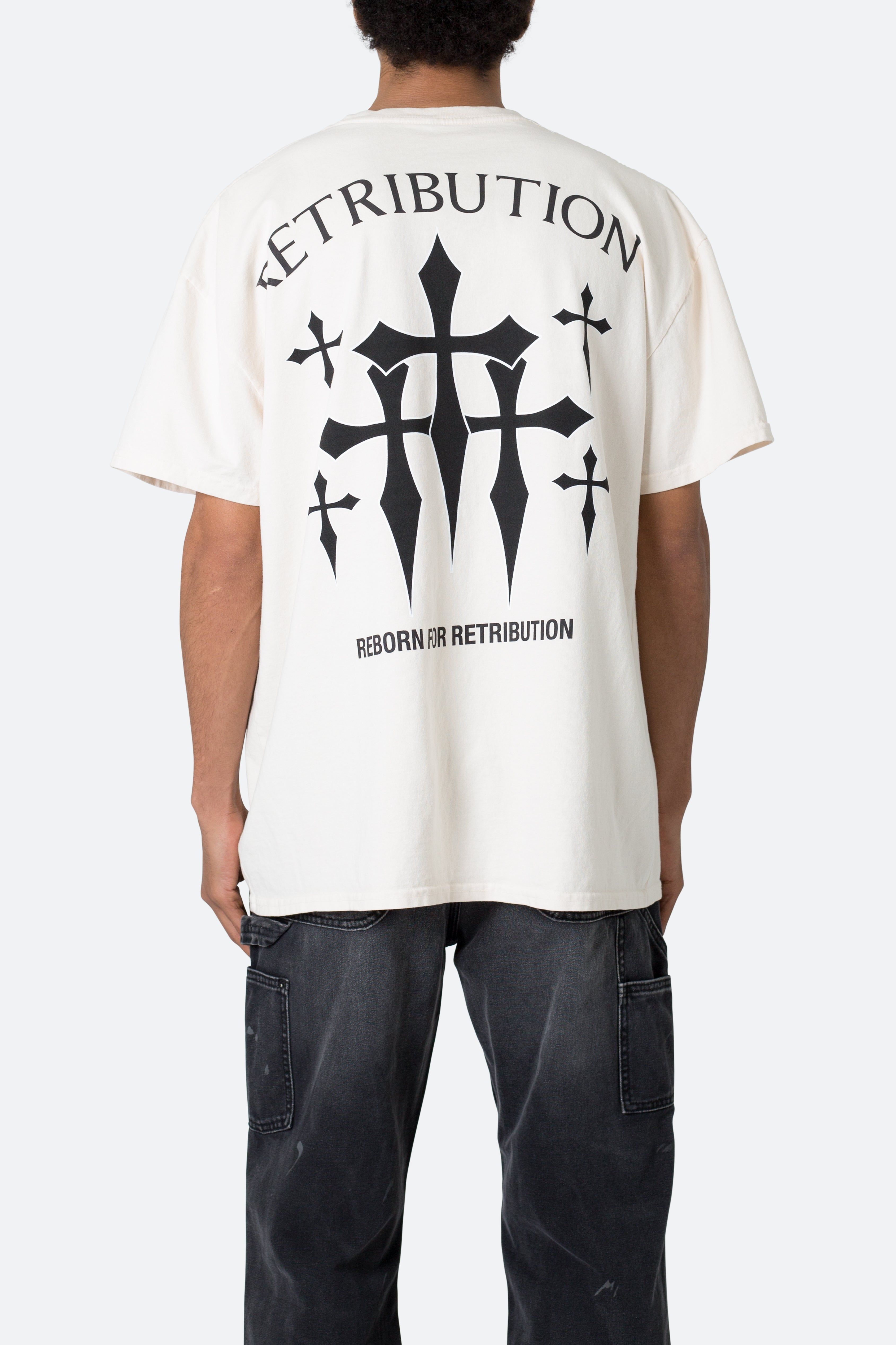 Retribution Tee - Off White sold by MNML product image thumbnail 5