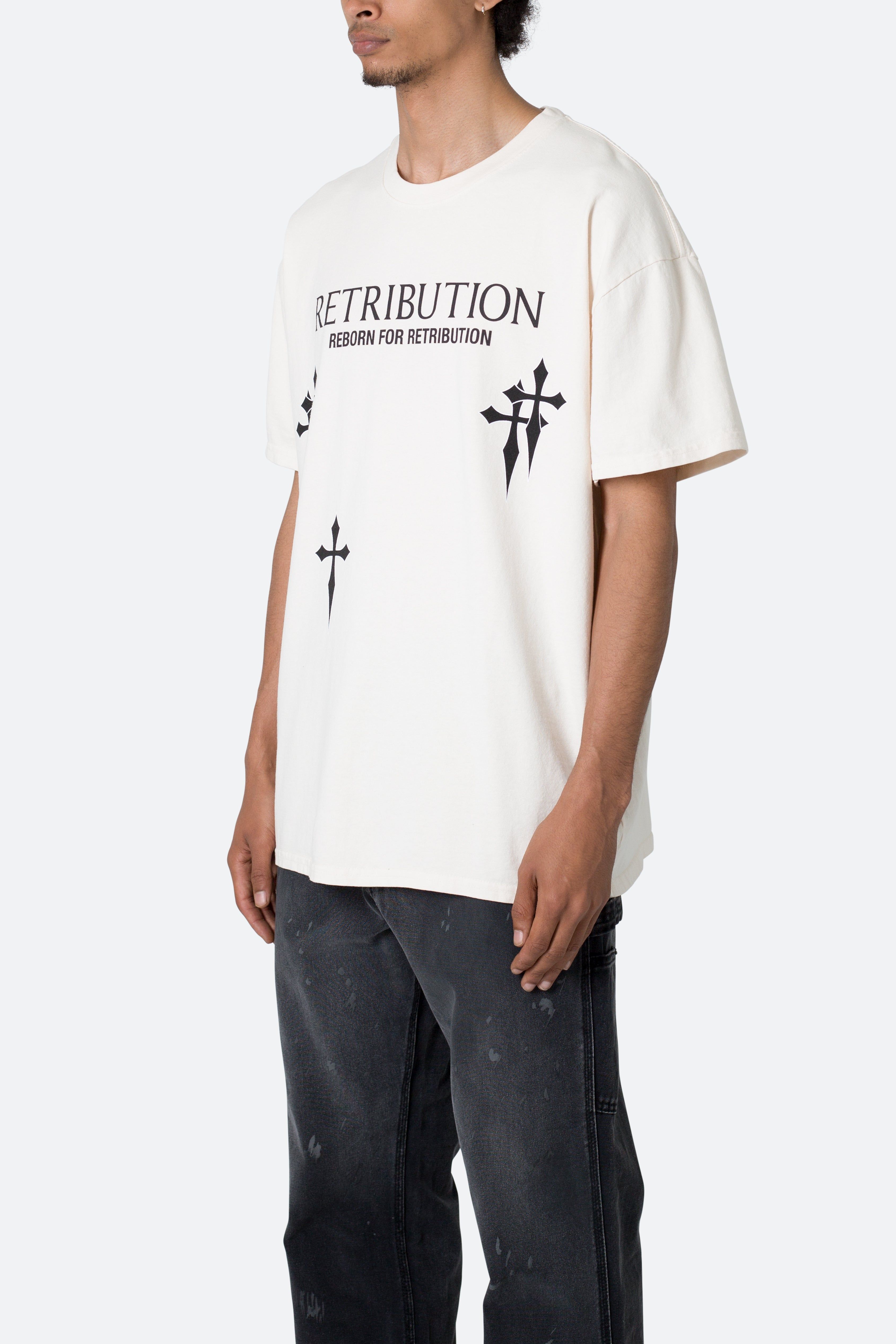 Retribution Tee - Off White sold by MNML product image thumbnail 3