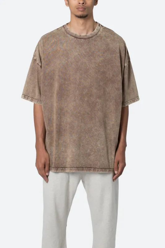 Oversized Acid Tee - Brown sold by MNML