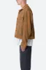 Suede Trucker Jacket - Brown sold by MNML