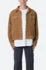Suede Trucker Jacket - Brown sold by MNML