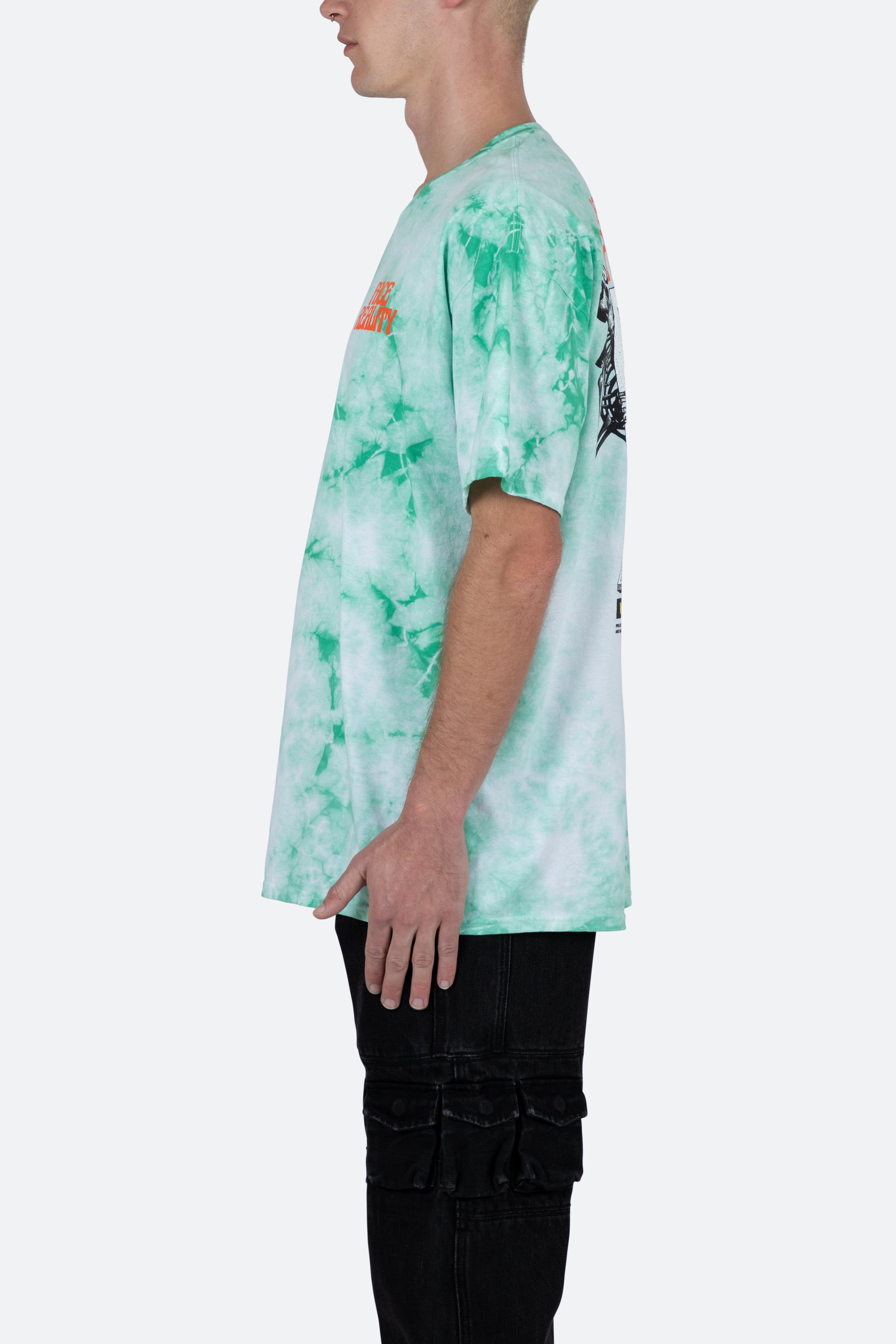 Face Reality Tee - Green/White sold by MNML product image thumbnail 5