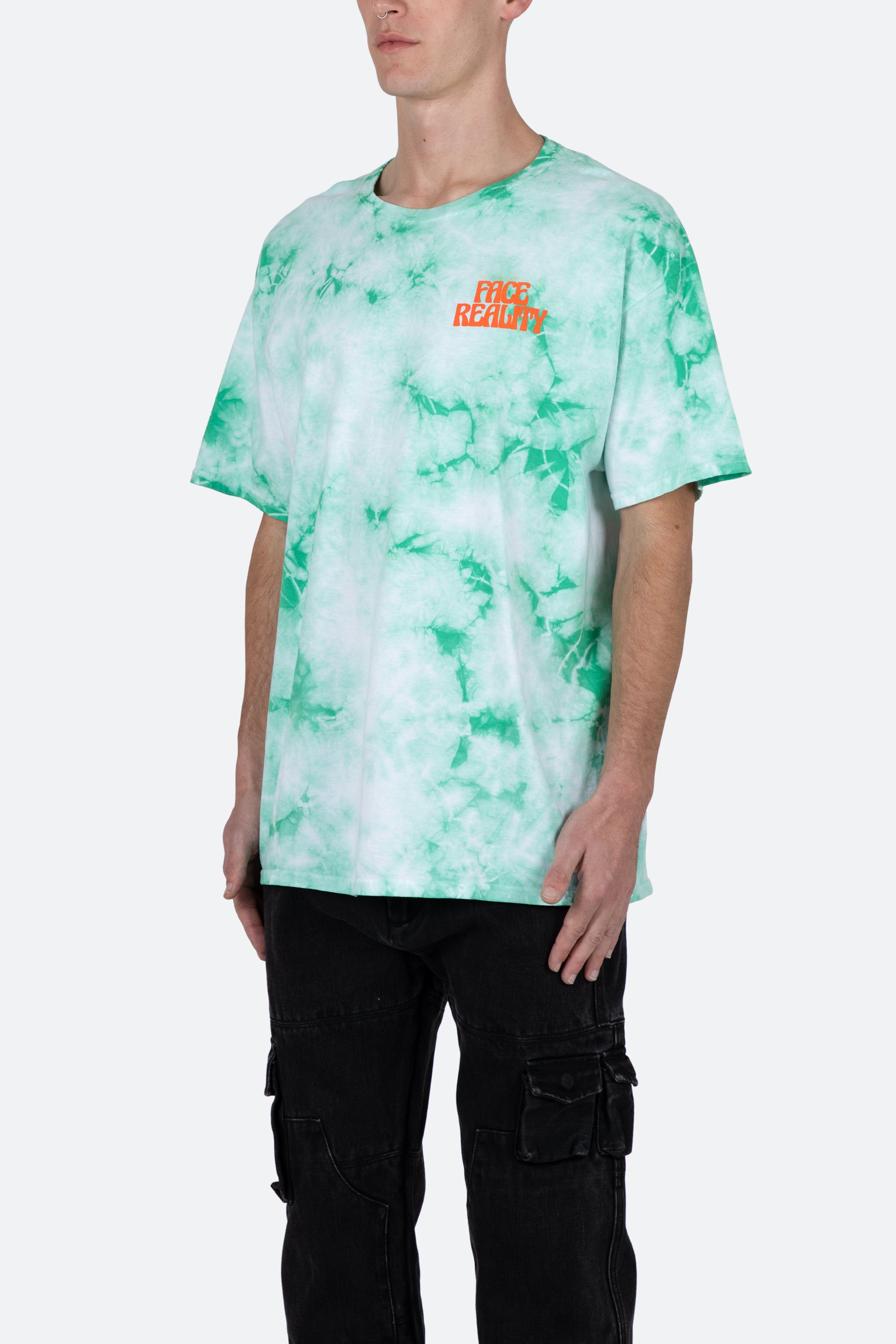 Face Reality Tee - Green/White sold by MNML product image thumbnail 4