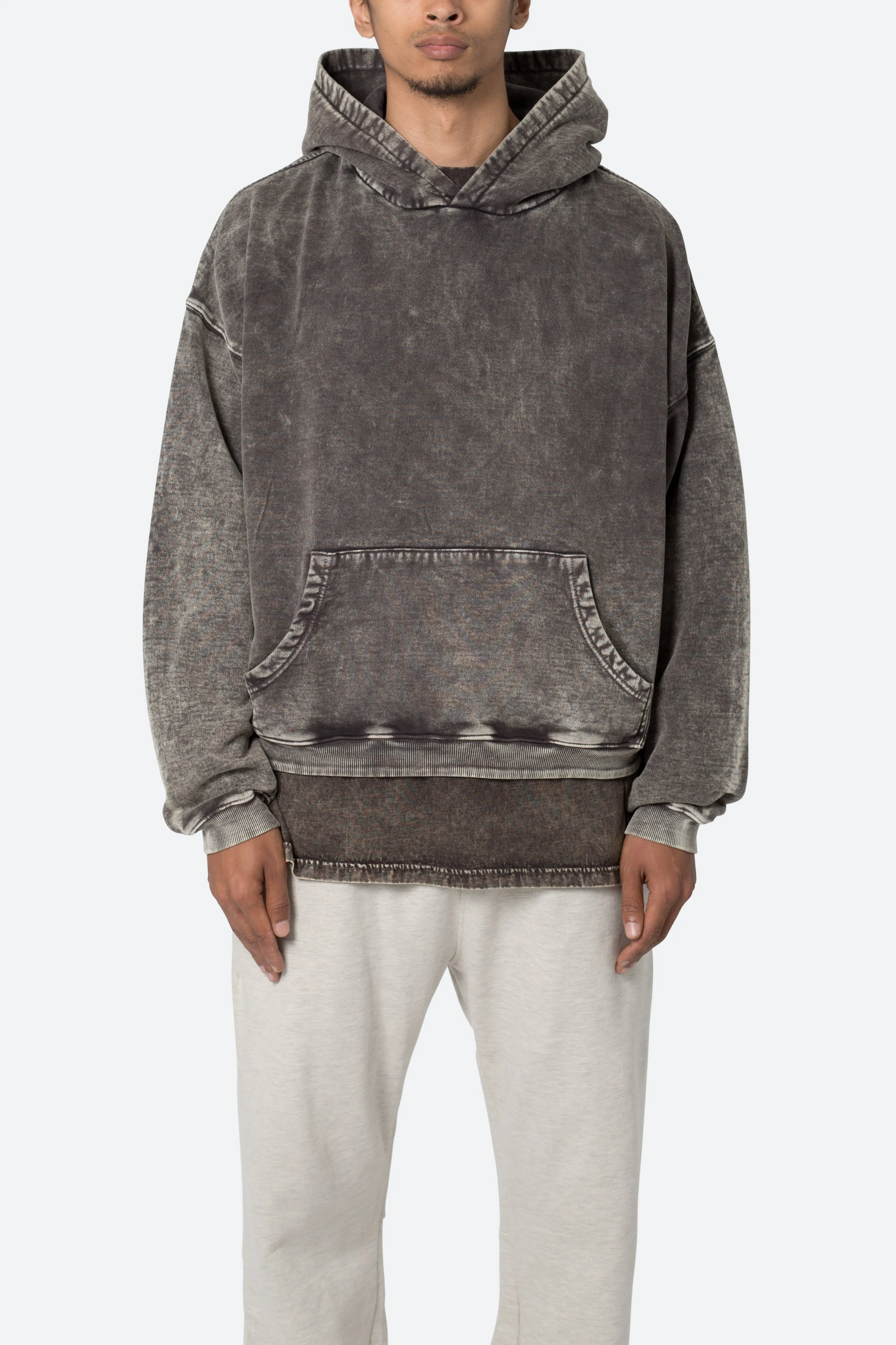Washed Acid Hoodie - Black sold by MNML product image thumbnail 2