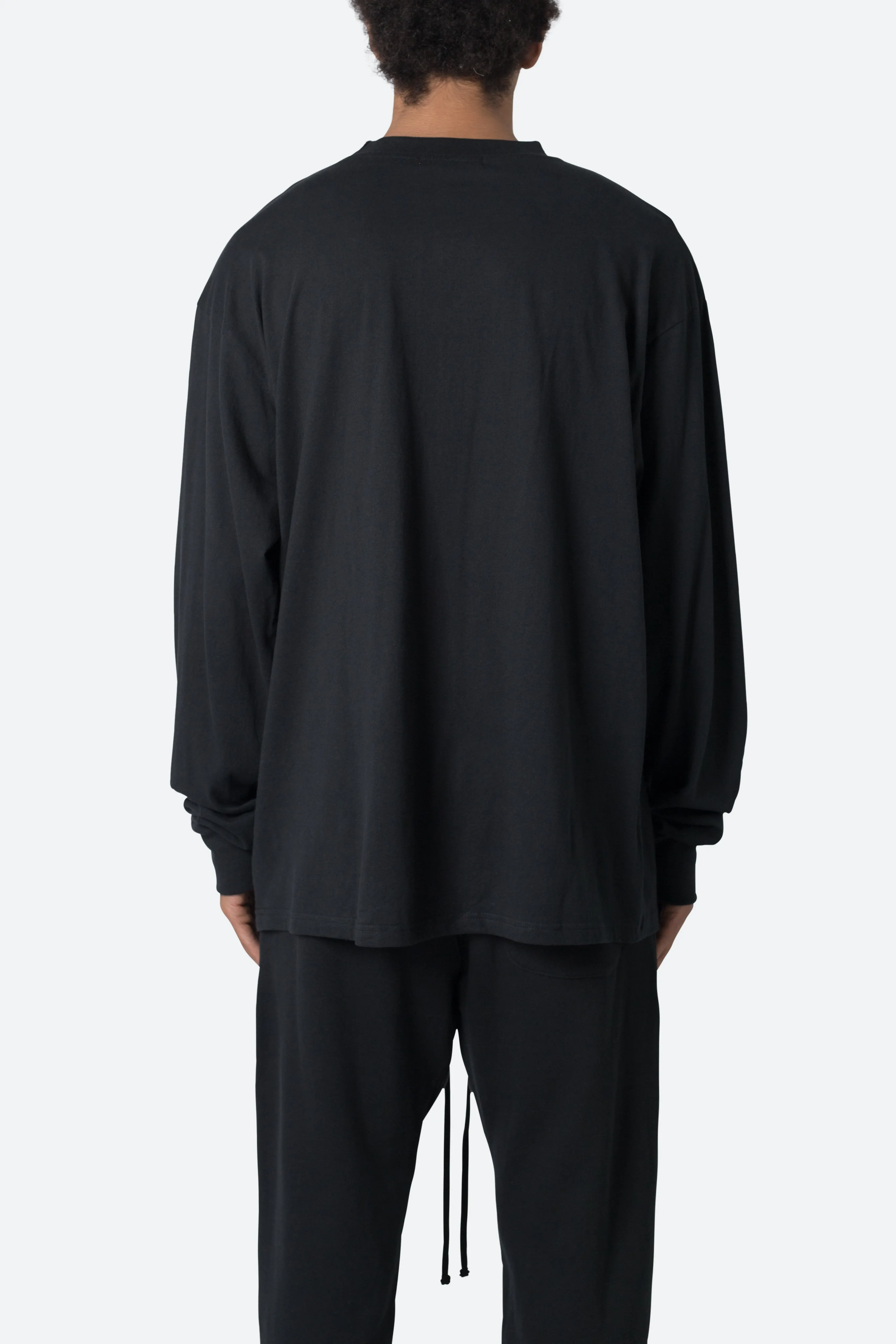 Every Day II L/S Tee - Black sold by MNML product image thumbnail 5