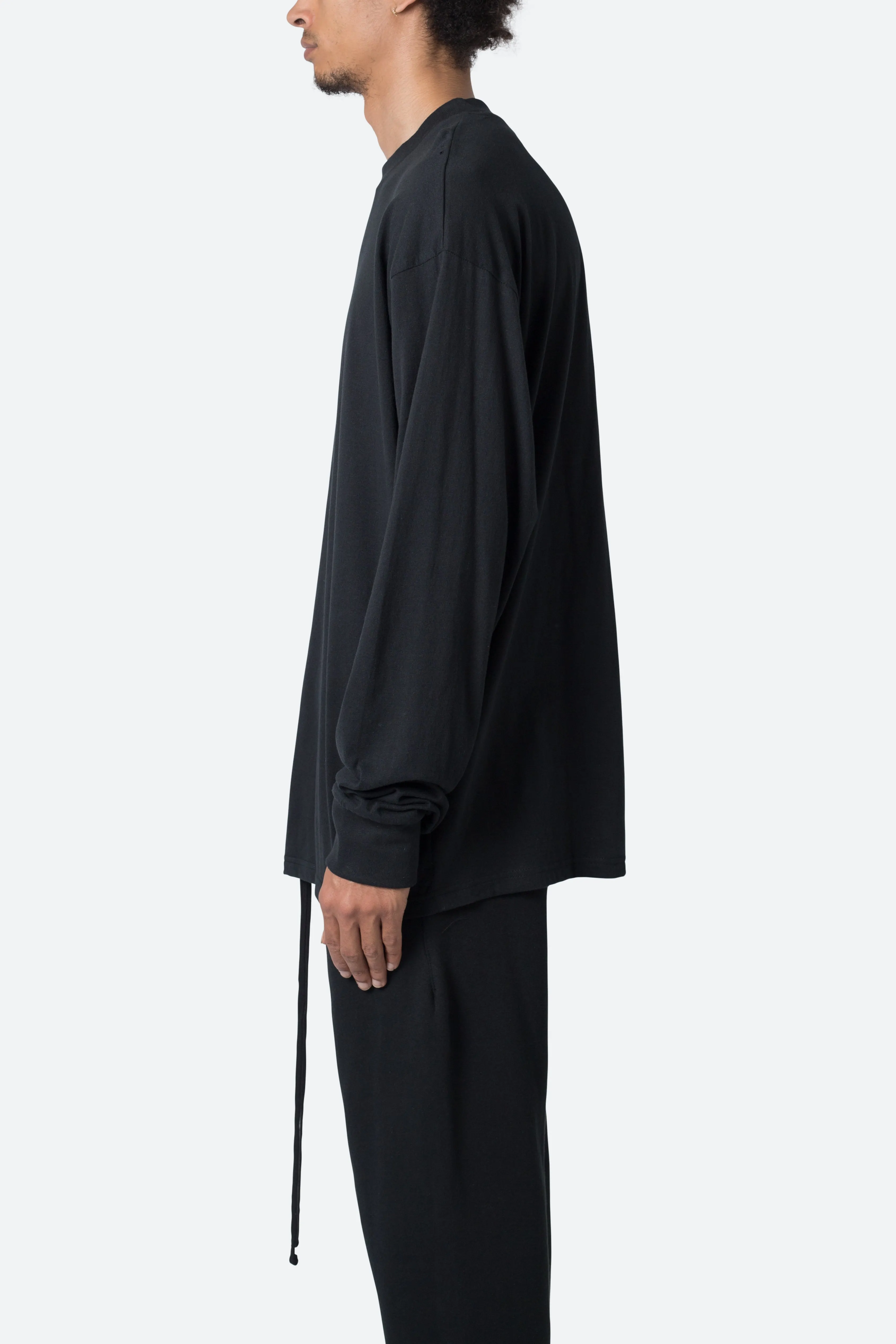 Every Day II L/S Tee - Black sold by MNML product image thumbnail 4