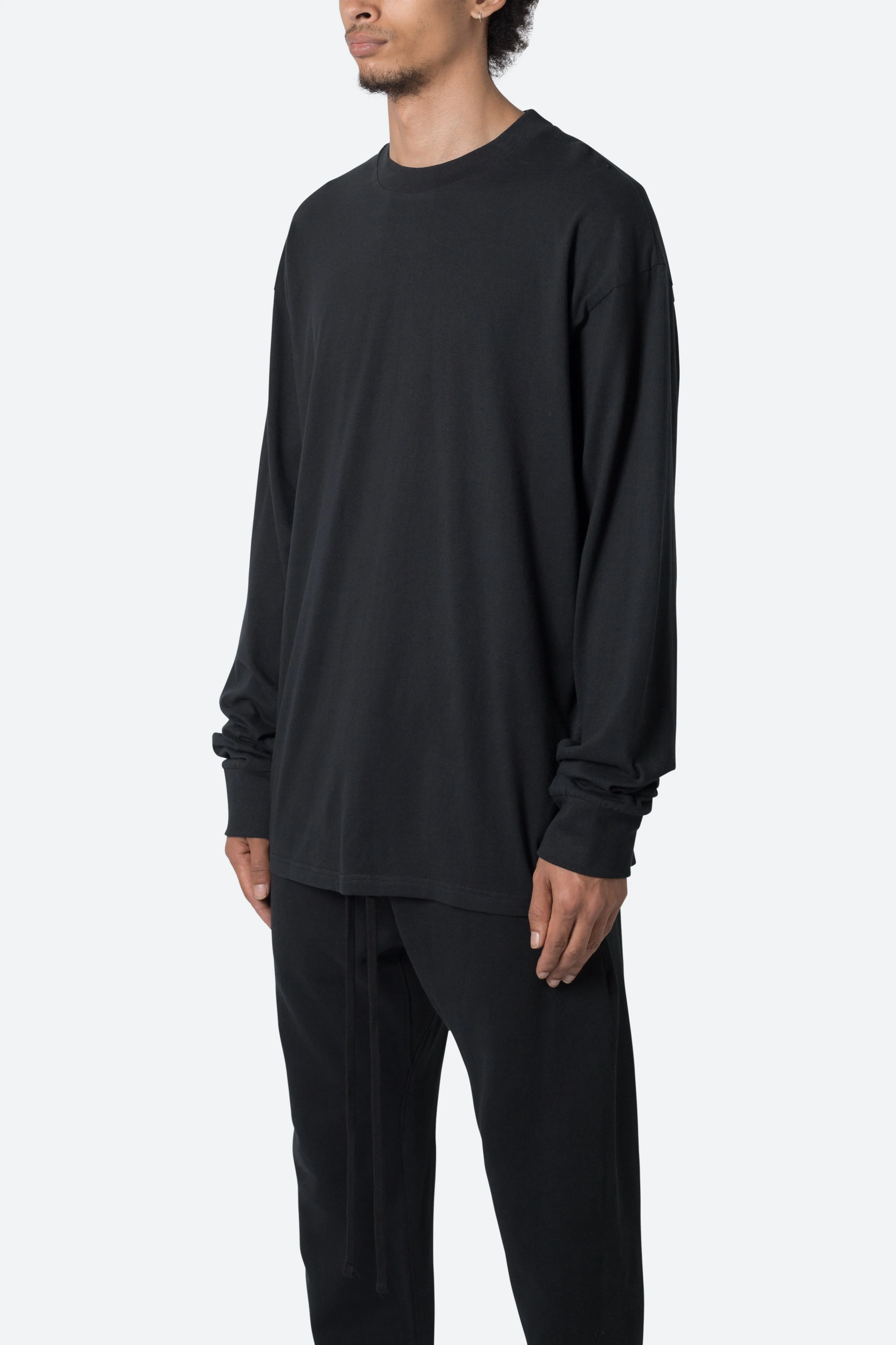 Every Day II L/S Tee - Black sold by MNML product image thumbnail 3
