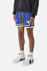 Knit Basketball Shorts - Blue/White sold by MNML