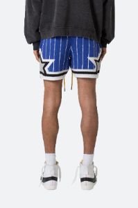 Knit Basketball Shorts - Blue/White sold by MNML
