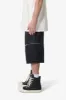 Zipper Baggy Denim Shorts - Black sold by MNML