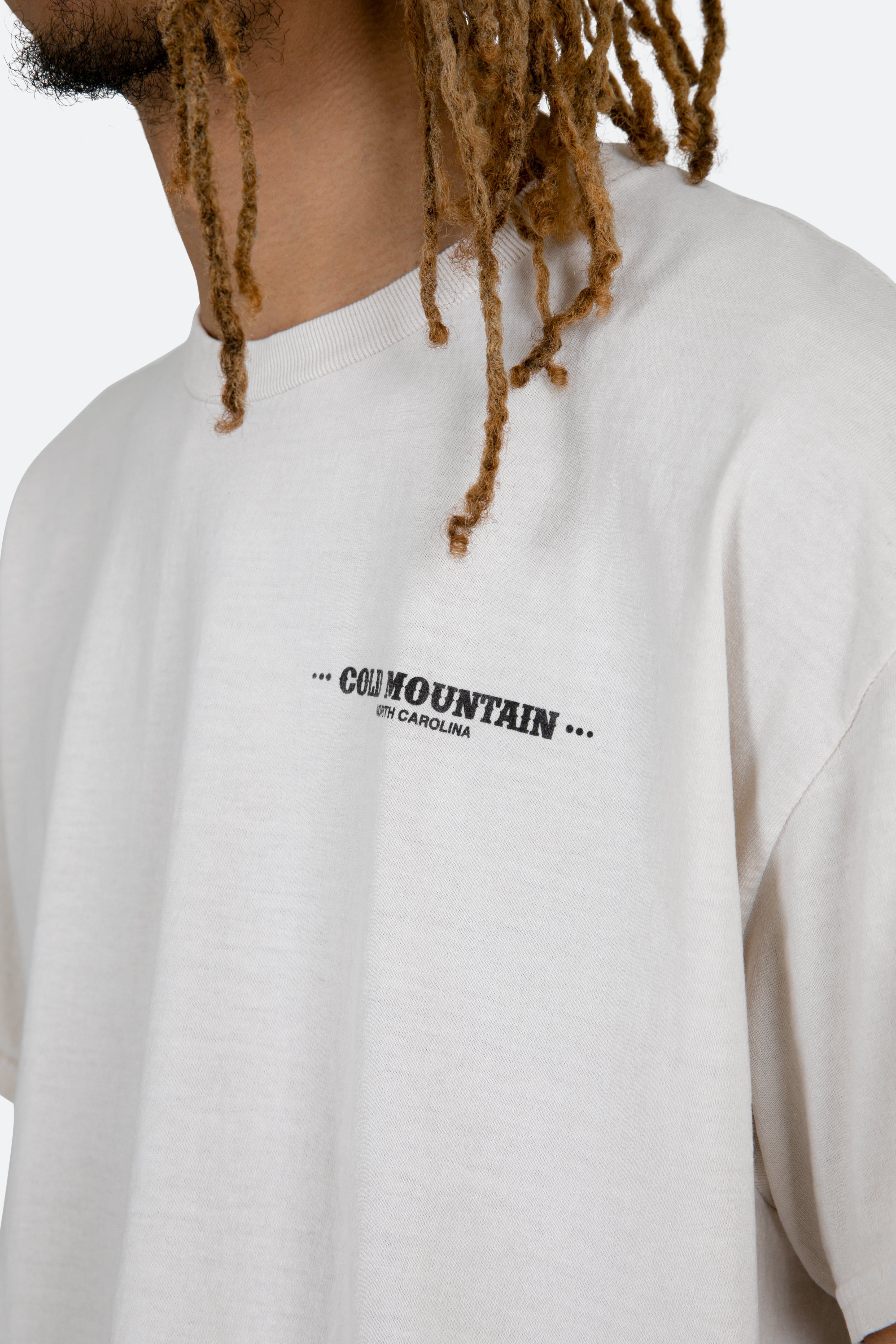 Vintage Cold Mountain Tee - White sold by MNML product image thumbnail 6
