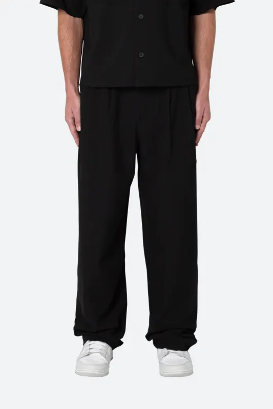 Baggy Trouser Pants - Black sold by MNML