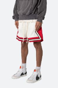 Classic Basketball Shorts - White/Red sold by MNML
