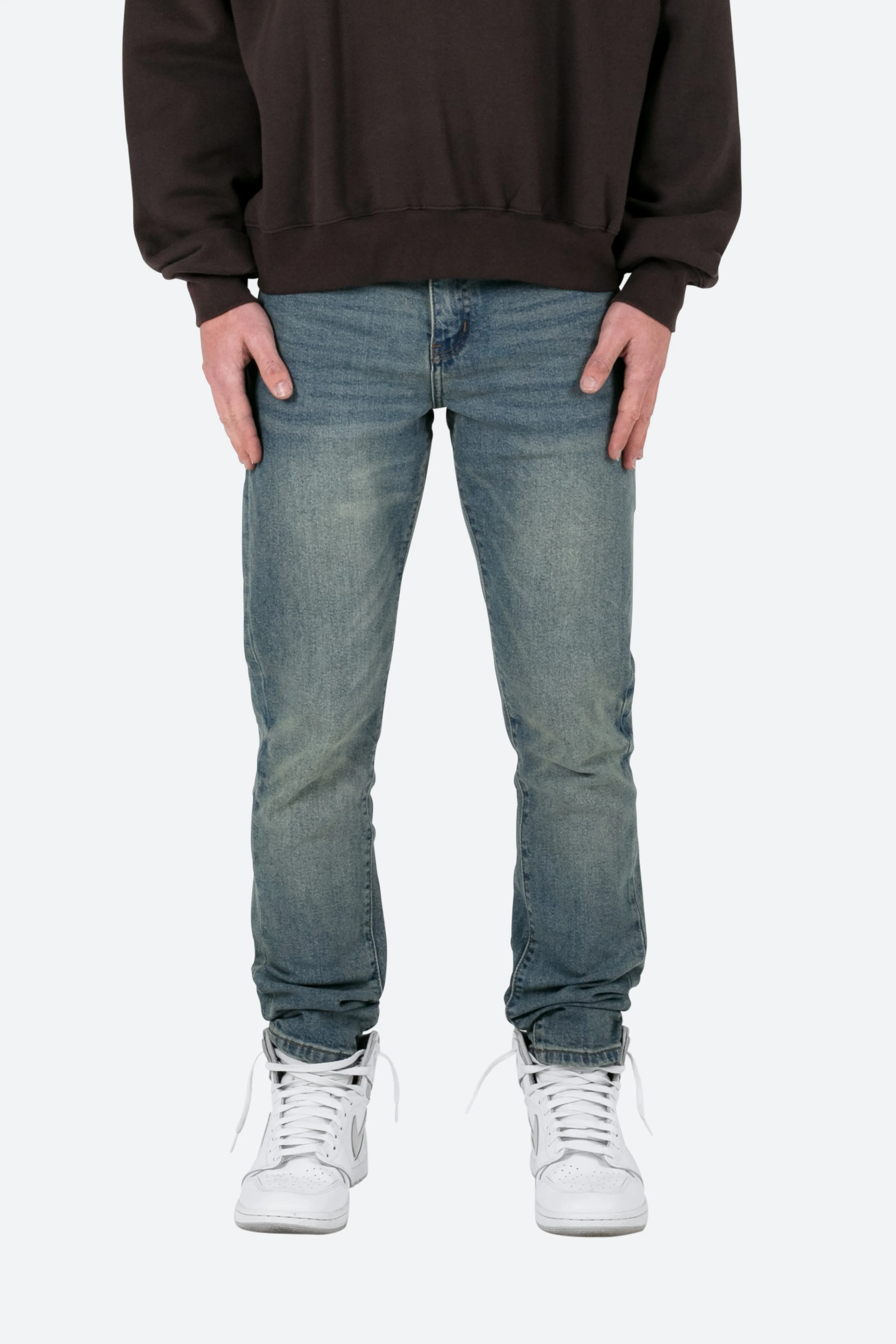 Skinny Every Day Denim - Vintage Blue sold by MNML product image thumbnail 3