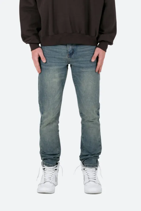 Skinny Every Day Denim - Vintage Blue sold by MNML