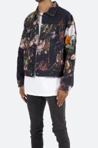 Floral Trucker Jacket - Multi sold by MNML
