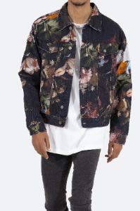 Floral Trucker Jacket - Multi sold by MNML