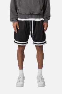 Basic Basketball Shorts - Black/White sold by MNML