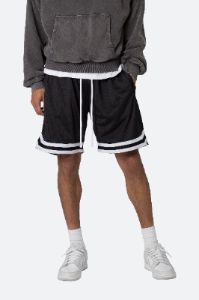 Basic Basketball Shorts - Black/White sold by MNML