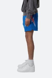 Mesh Basketball Shorts - Blue/Red sold by MNML