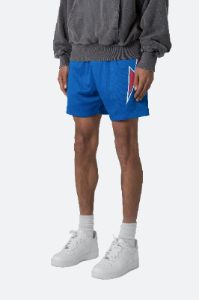 Mesh Basketball Shorts - Blue/Red sold by MNML