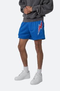 Mesh Basketball Shorts - Blue/Red sold by MNML