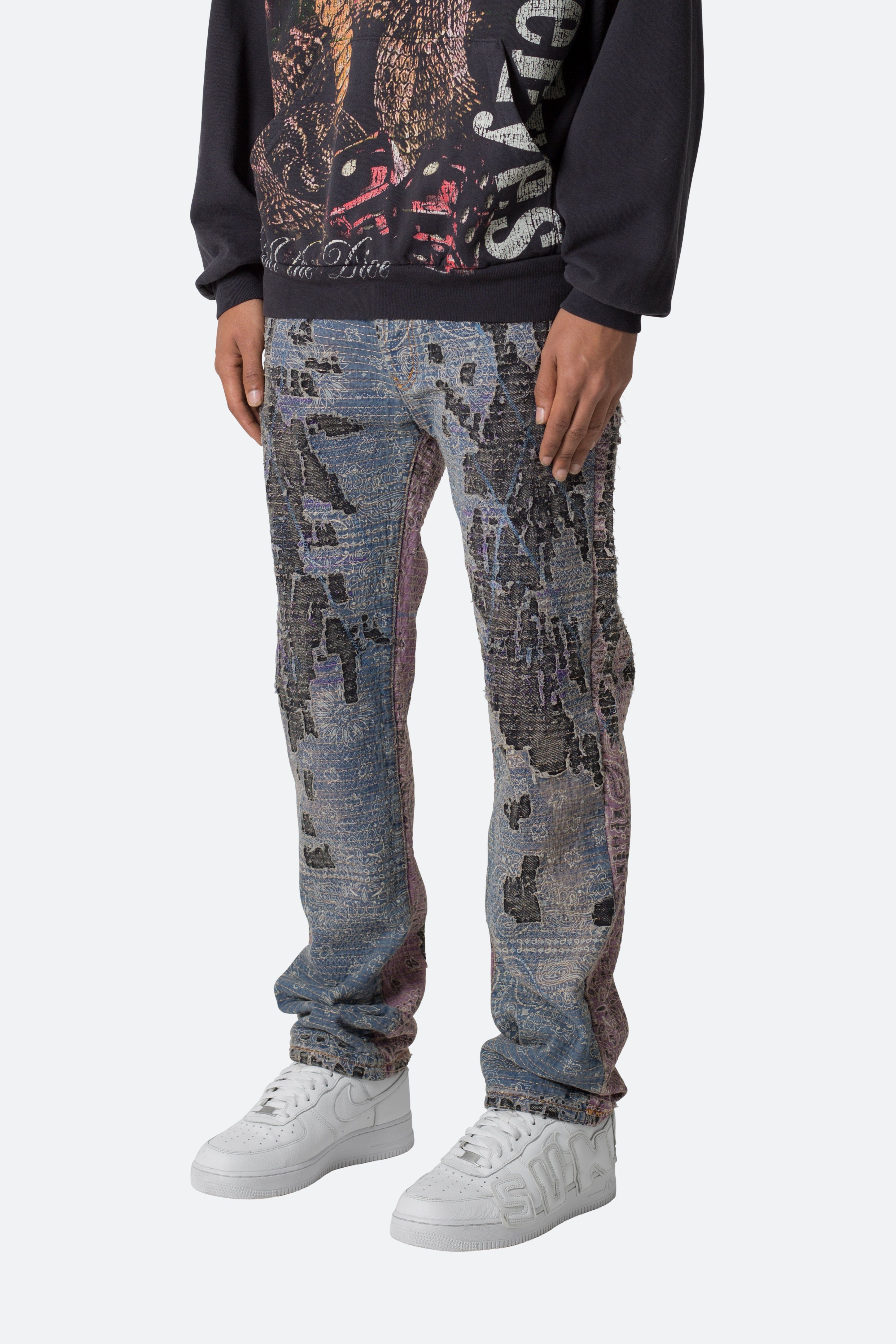 V488 Boro Baggy Denim - Multi sold by MNML product image thumbnail 4