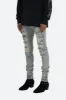 X165 Paisley Skinny Denim - Blue/Black sold by MNML