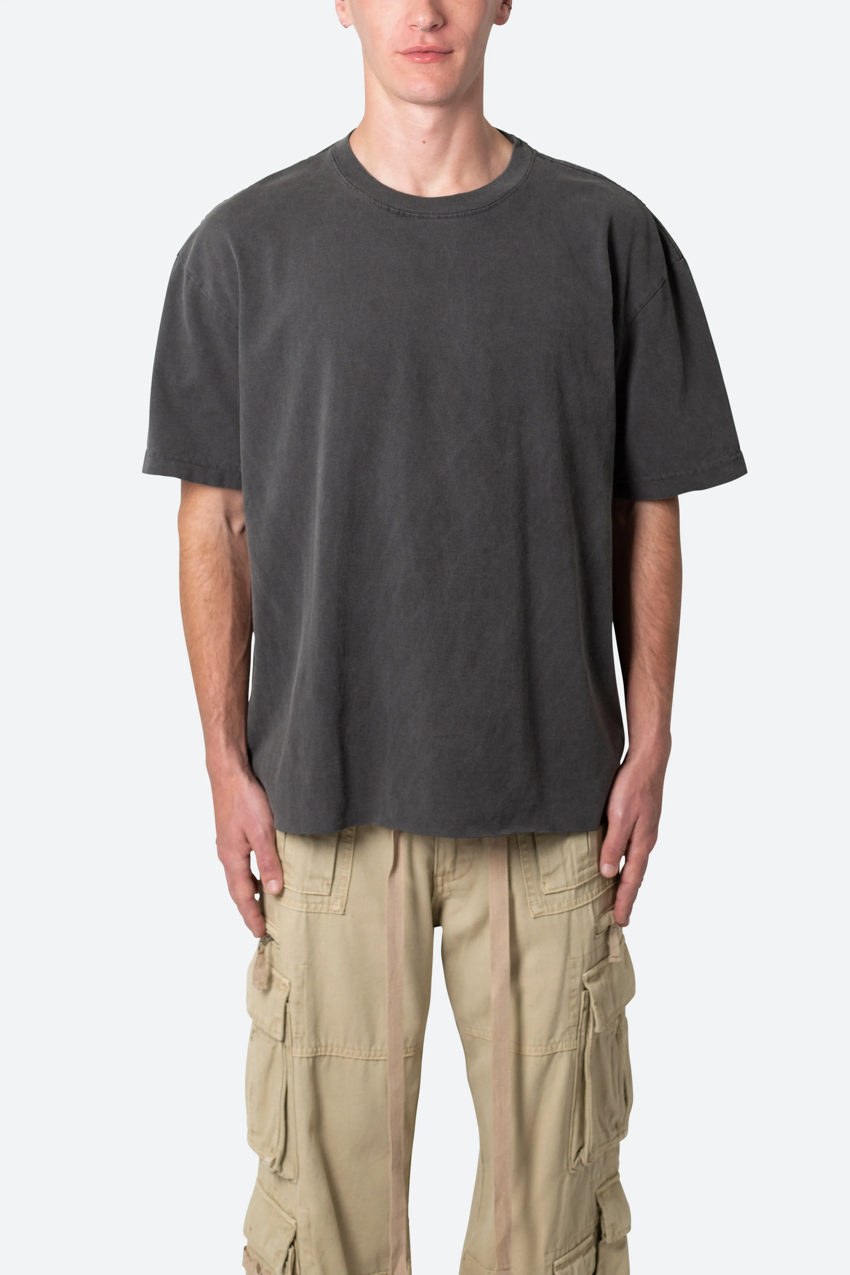 Vintage Boxy Cropped Tee - Vintage Black sold by MNML