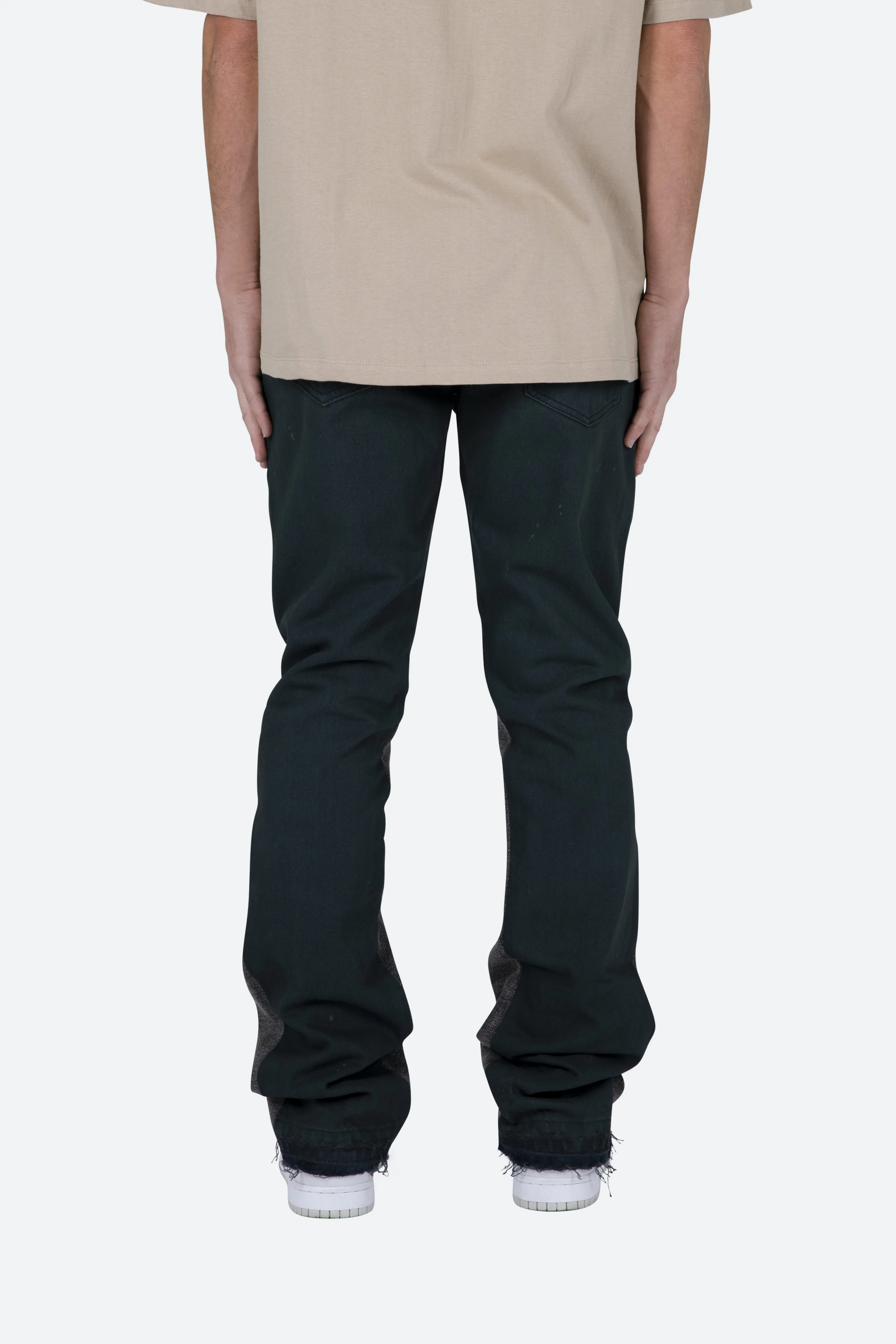 B453 Flare Denim - Black sold by MNML product image thumbnail 5