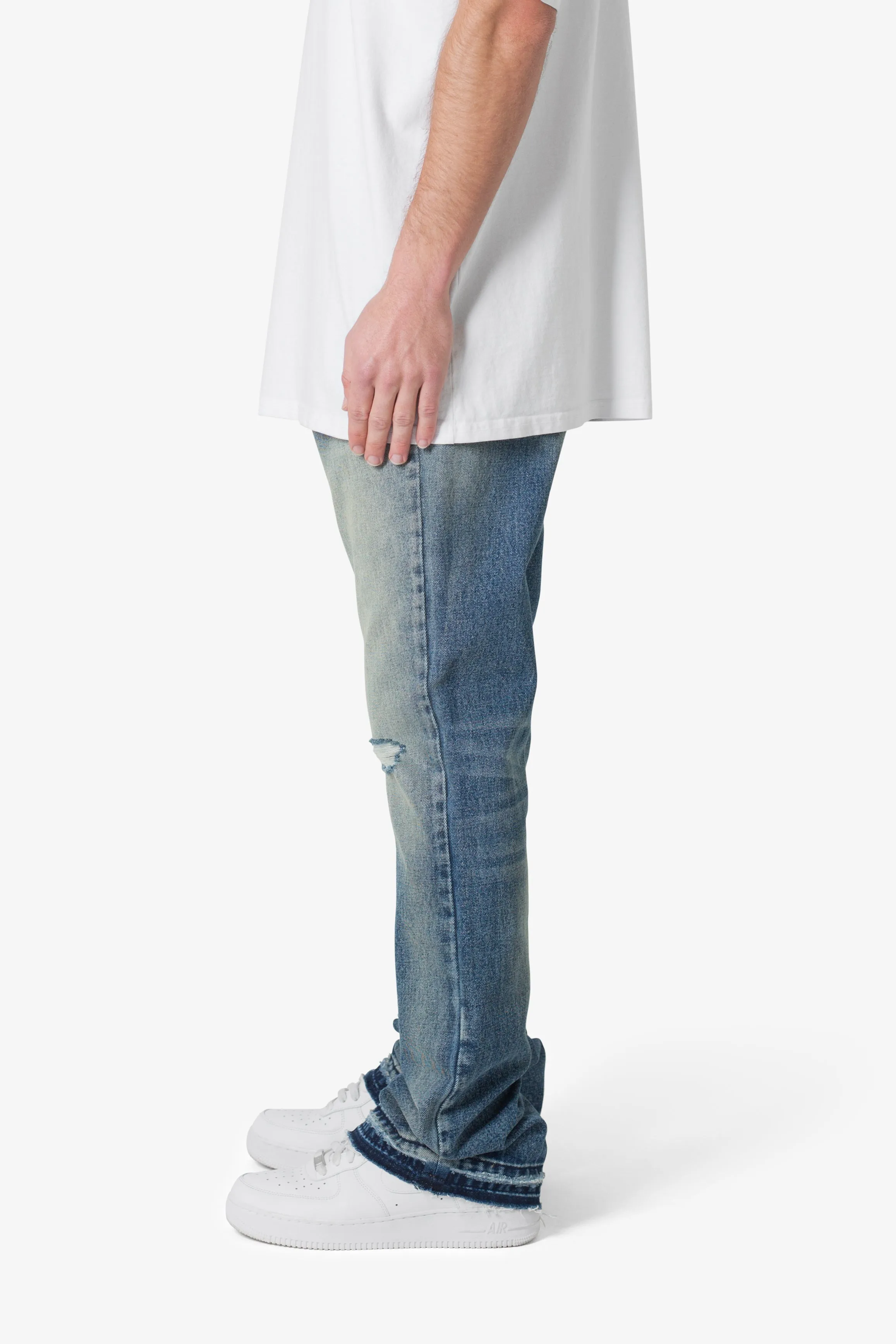 B371 Flare Denim - Blue sold by MNML product image thumbnail 5