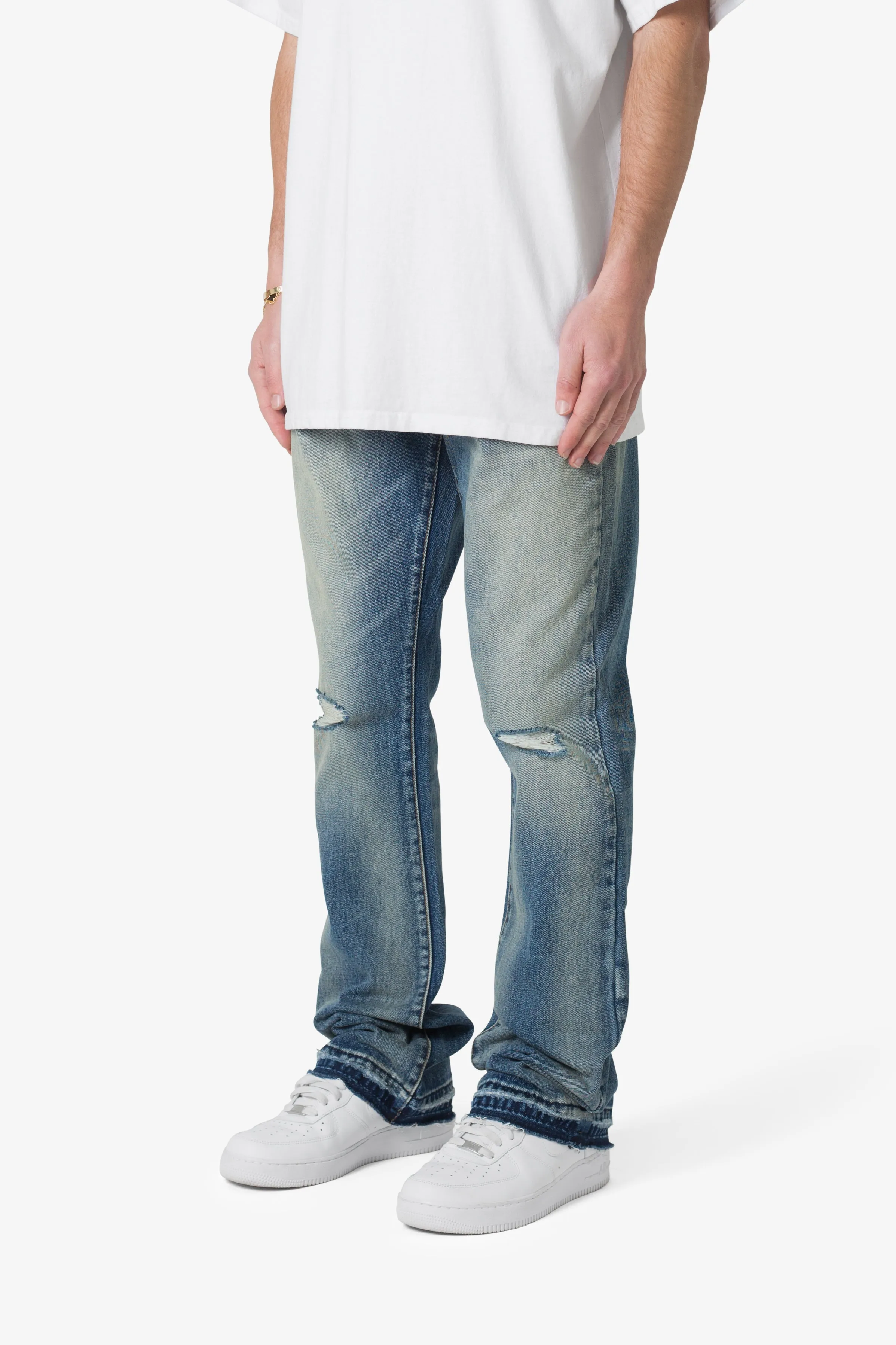 B371 Flare Denim - Blue sold by MNML product image thumbnail 4