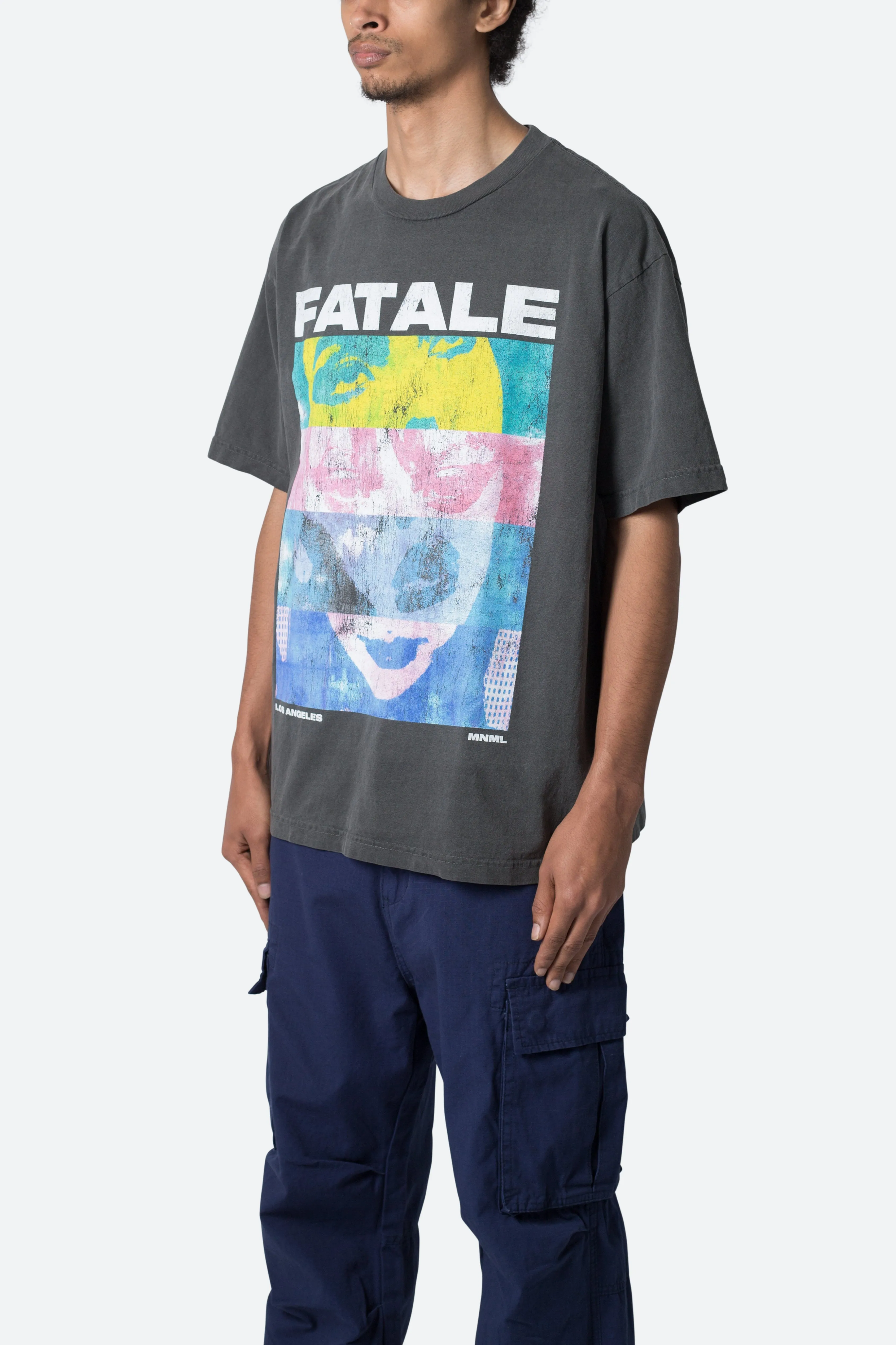 Fatale Tee - Vintage Black sold by MNML product image thumbnail 3