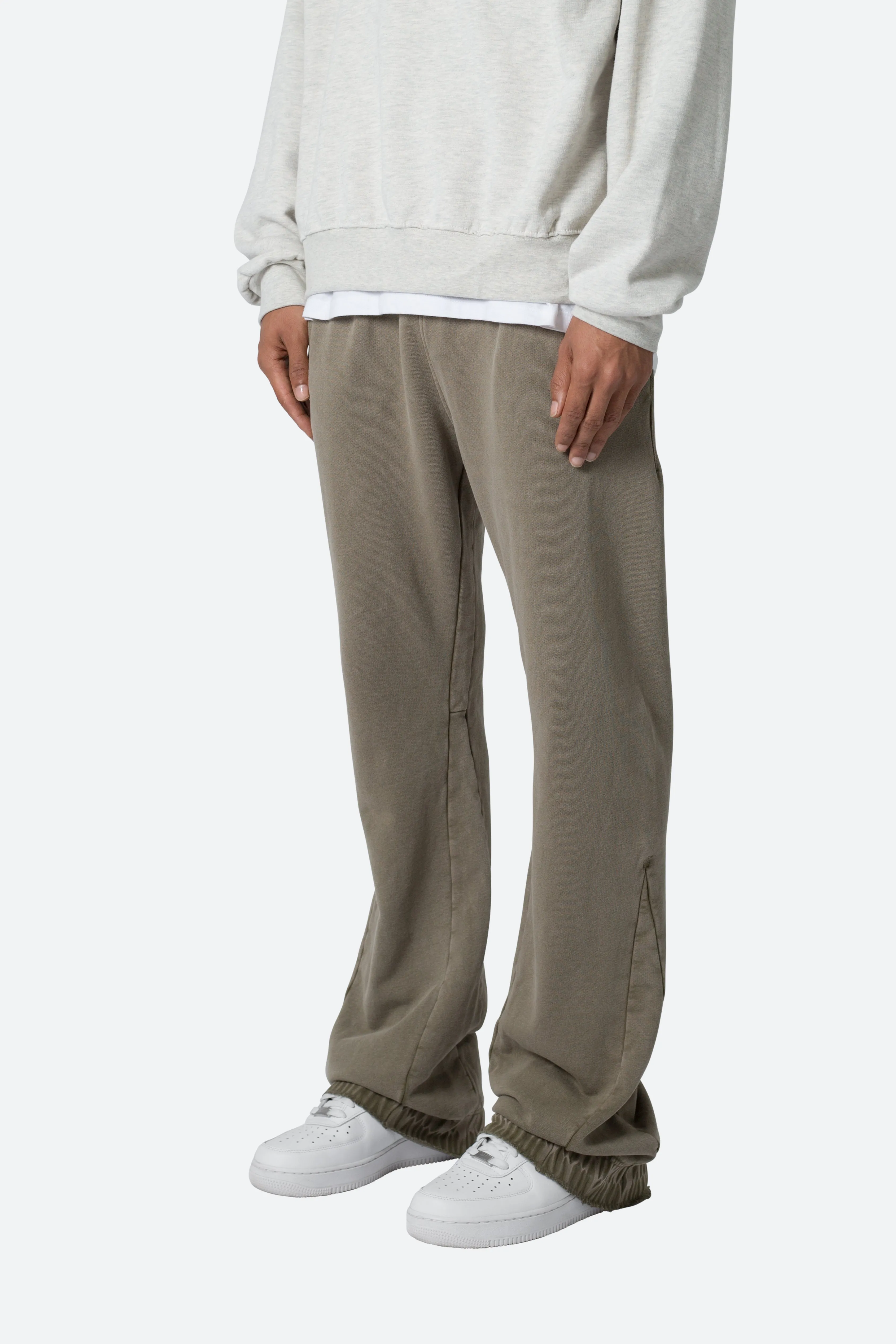 Bootcut Sweatpants - Vintage Olive sold by MNML product image thumbnail 4